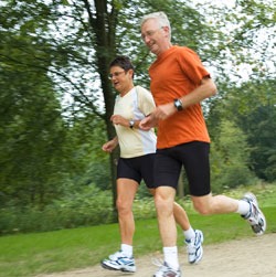 Jogging for lower back health